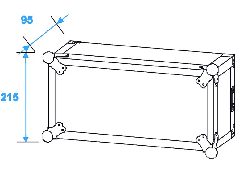 Amplifier rack PR-2,  4U 